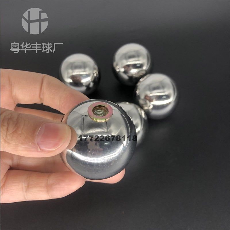不锈钢空心螺母球 32/38/42/63/76mm不锈钢圆球 装饰不锈钢空心球