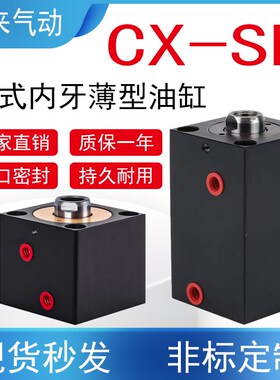 小型薄型油缸CXHC-SD25/32-40*50*80*100*150MTHB方形模具液压缸