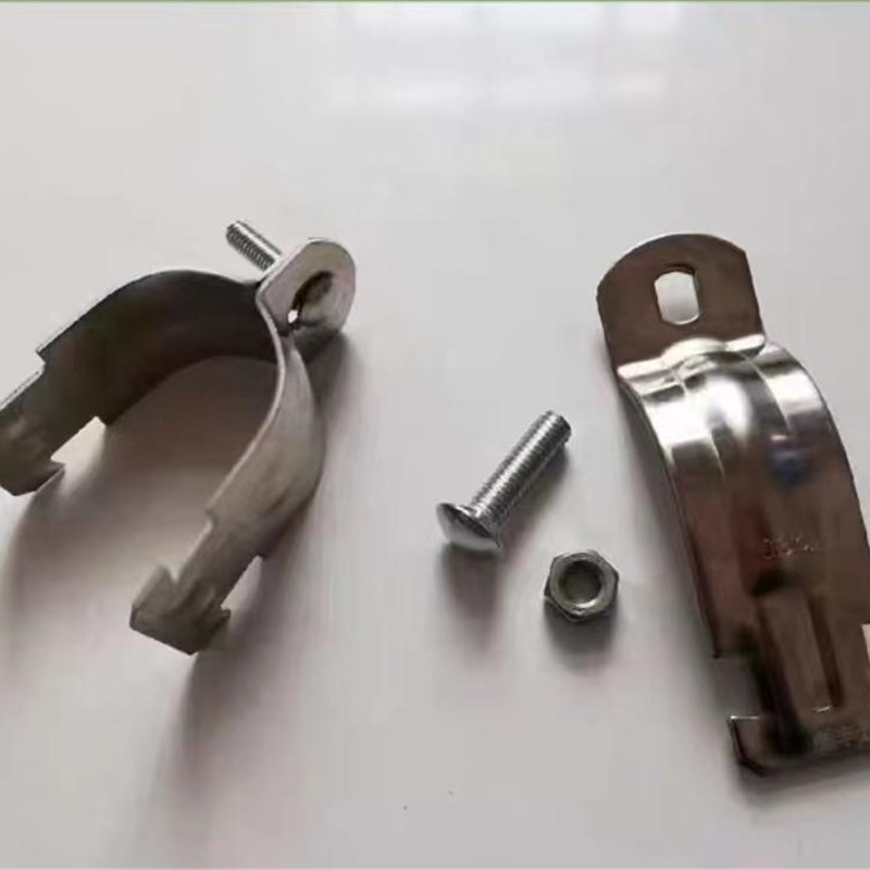 不锈钢304P型管卡 不锈钢C型钢P型卡P型夹抱箍喉箍管束304P型管夹