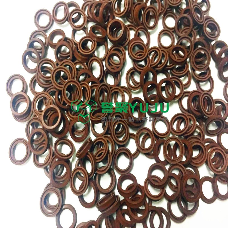 气缸Y/U密封圈氟胶MYA3*6/4*7/5*8/6*9/7*10/8*11/9*12*2.1耐高温