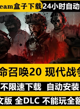 使命召唤cod20现代战争剧情免Steam中文不限速自动安装PC单机游戏