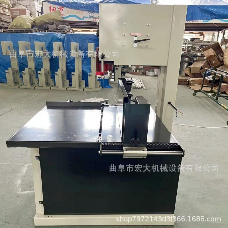 立式大型木工推台带锯机曲线切割
