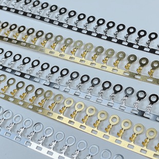 5.0mm横式 2.2 2.6 3.2宽边横连接线片 连带地环O型接地片端子 2.5