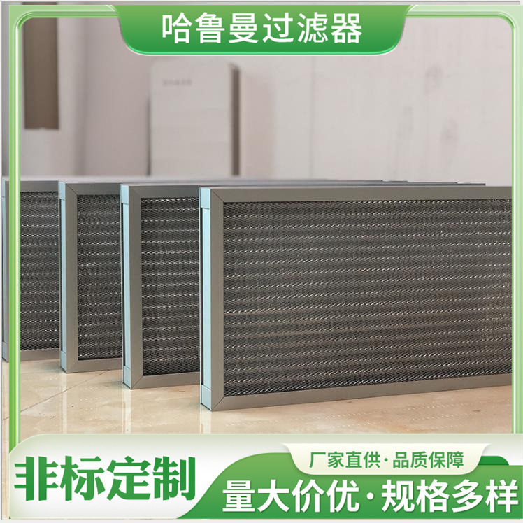 维托唐全金属过滤器304不锈钢过滤网铝网G4初效过滤可清洗耐高温