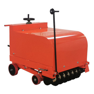 牛场可调节深度刻纹机 防滑刻纹切缝一体机 自动行走纹路平整清晰