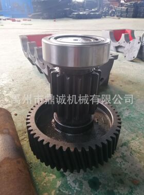 厂家直供 40T刮板机配件 JS40减速机三轴总成 锻造 54齿齿轮