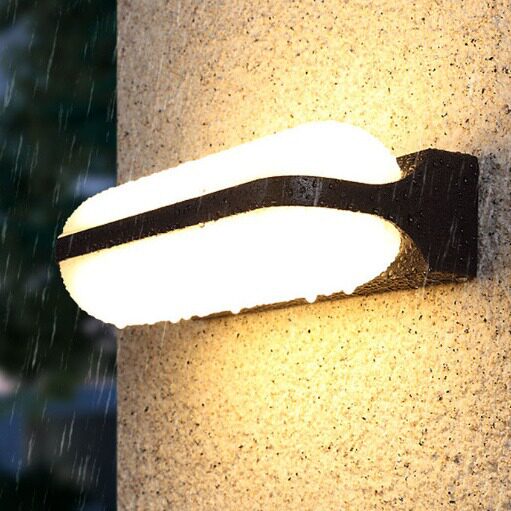 LED壁灯ip65防水防虫浴室澡堂现代简约别墅楼梯门口户外庭院墙壁