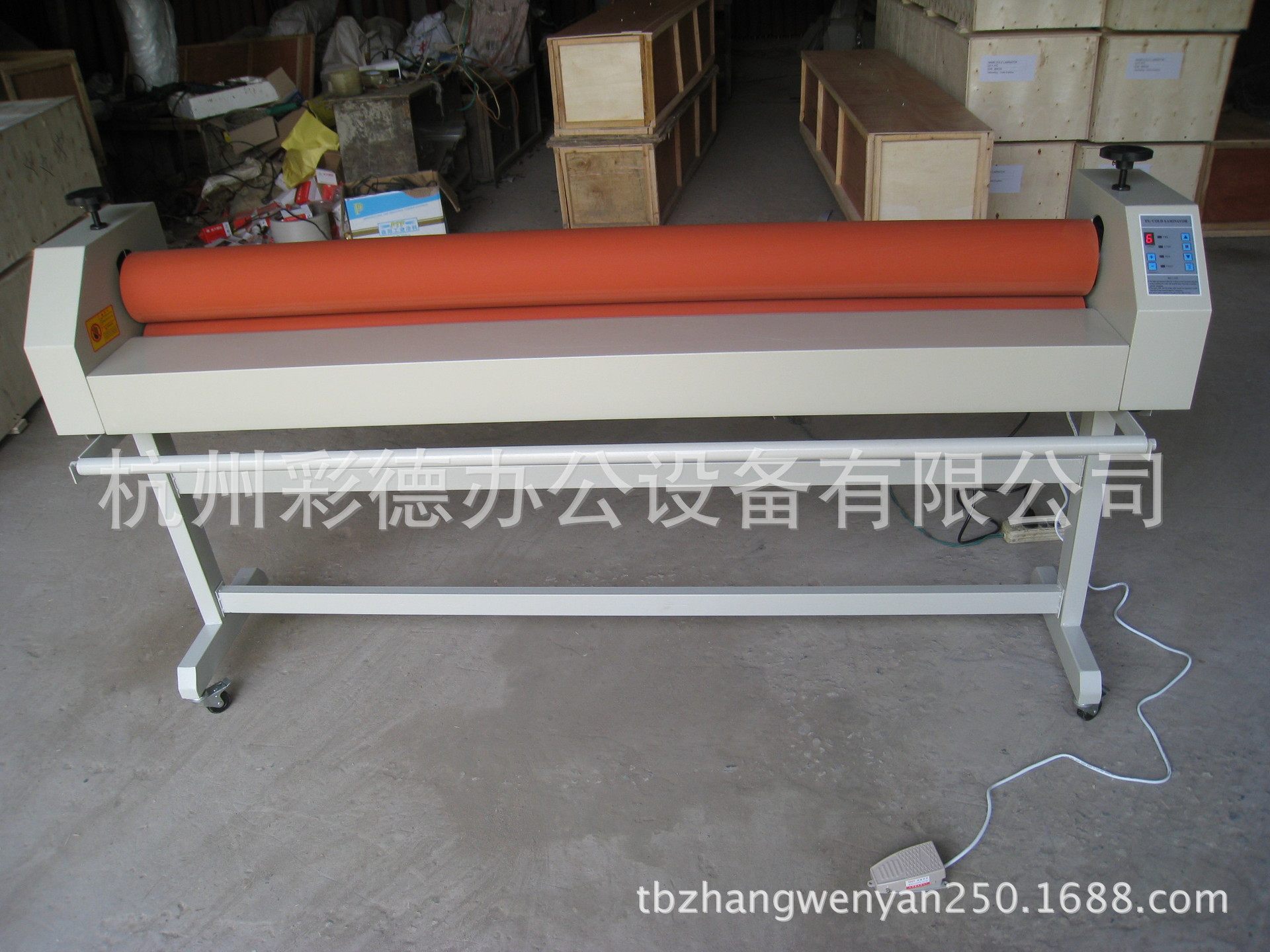正品图宝电动冷裱机胶辊加重1300mm带脚踏覆膜更加方便