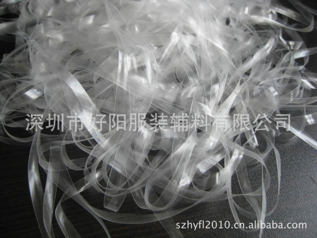 深圳好阳厂家直销 不打结不粘连透明带松紧带弹力带