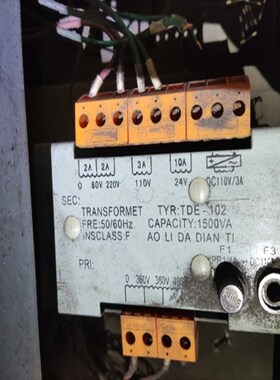 电梯配件 电梯专用控制柜变压器TDE-102全新定制同参数安装工程