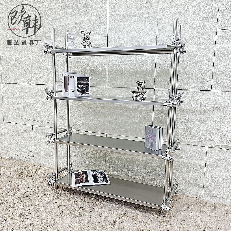 不锈钢包包展示架鞋架鞋店服装店展架手办置物模型靠墙商用展示柜,商业/办公家具,服装展示架,淘宝优惠券,粉丝福利购,淘宝优惠卷