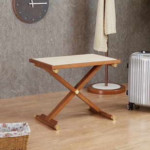 酒店行李架酒店行李置物架宾馆行李架实木轻奢折叠客房行李架家用