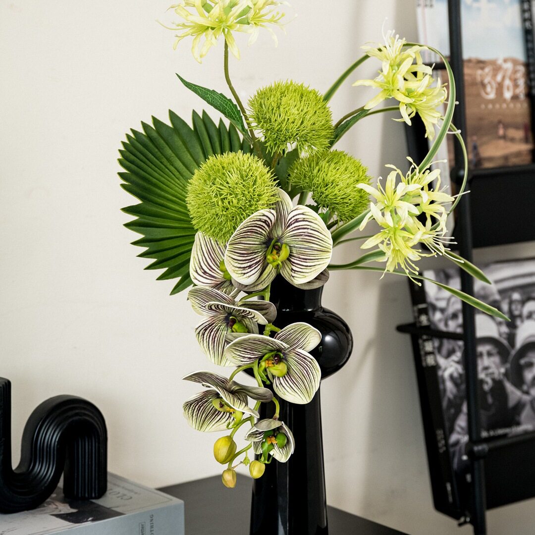绿植花艺摆件餐桌花摆花酒店前台假花摆设桌面花束装饰品