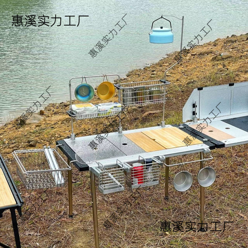 MICHSO铭索户外露营IGT组合桌IGT配件加长延伸转角侧板竹桌板桌腿