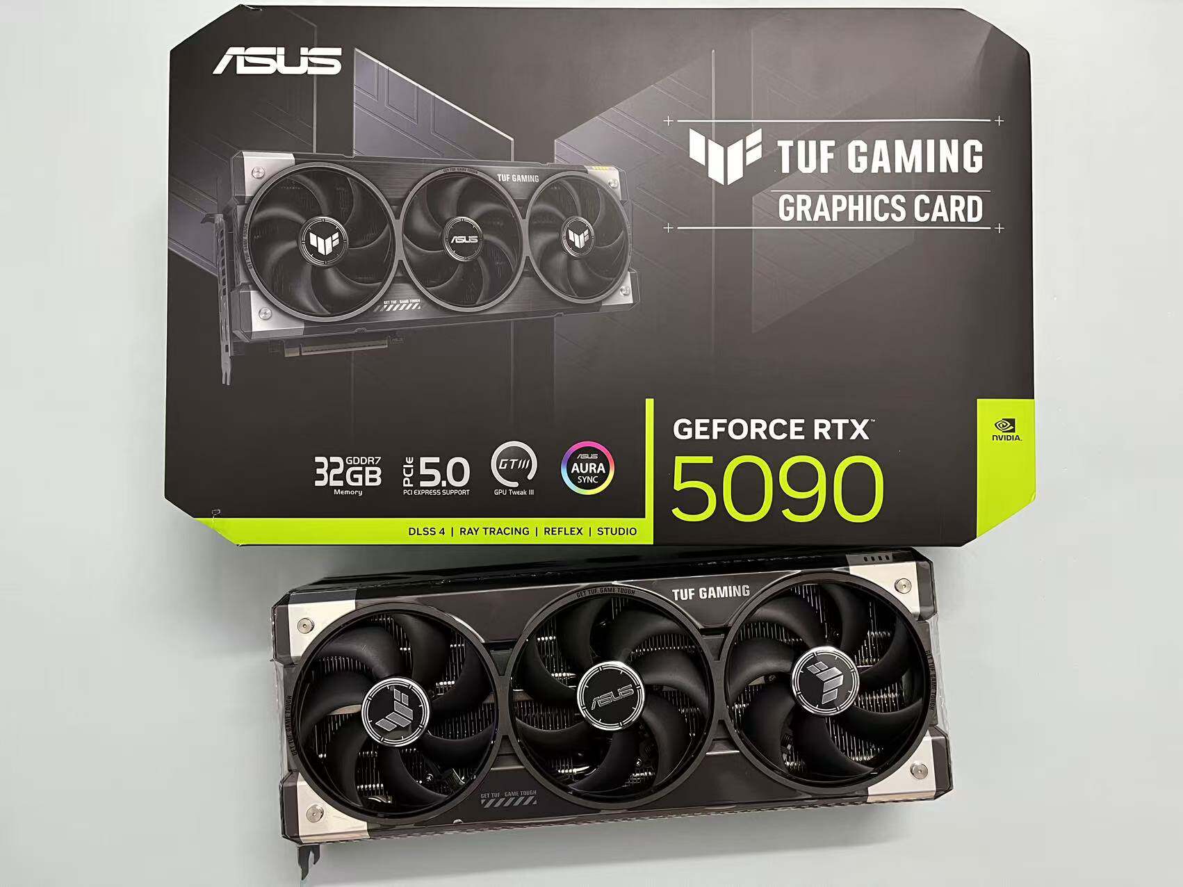 华硕TUF RTX5090 显卡散热器模组手办DIY摆件、模型展示、收藏品
