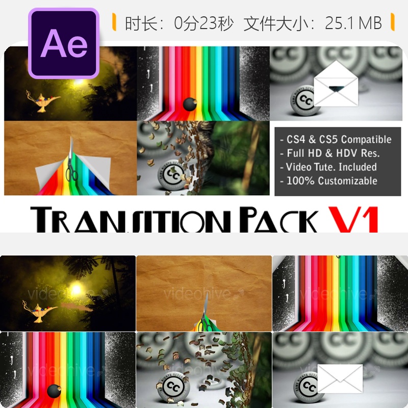 AE模板烟雾破碎邮件爆炸转场特效视频素材After Effects动画素材