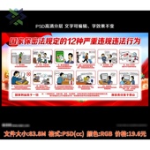 2026年保密宣传月折页展板海报展架psd格式 素材保密法素材电子稿