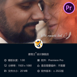 浪漫婚礼回忆PR模板优雅展示画廊纪录片制作与精美相册视频集