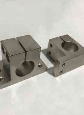 侧面安装腰形孔CLNB20CLNM25CLNA30CLNS35调节固定座导向轴支座