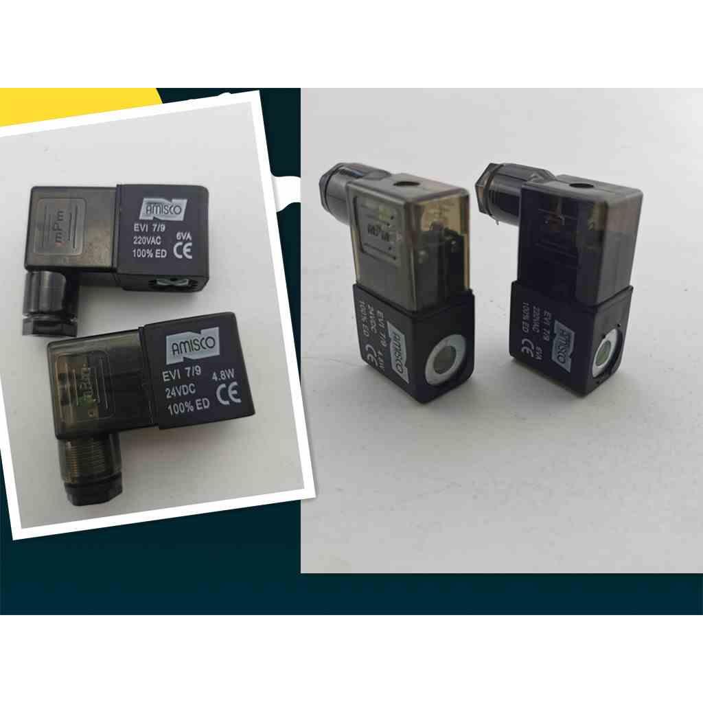 AMISCO阿米斯科线圈EVI 7/9AC220V6VA DC24V4.8W气动电磁阀控制阀