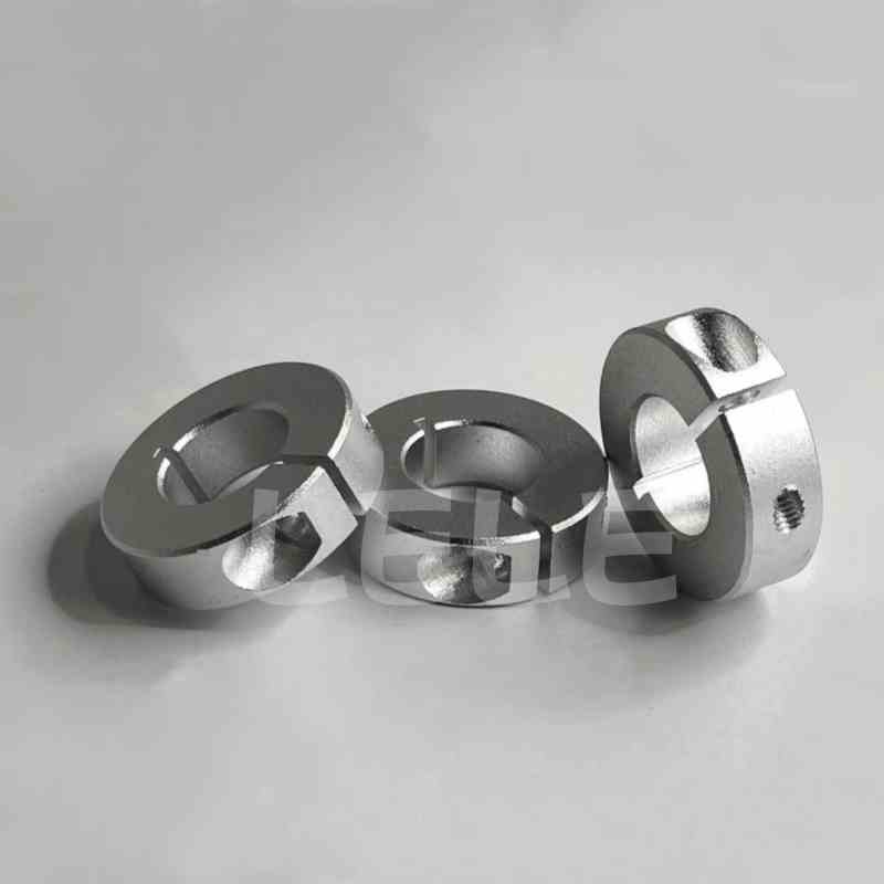 铝制开口型固定环光轴固定环夹紧环夹轴器轴套轴承定位SCS20SCS30