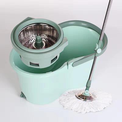 妙佳旋转拖把桶家用省力免手洗墩布桶自动甩水神器拖把杆墩布拖布