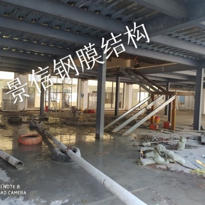 安装制作钢结构夹层阁楼搭建仓库办公平台室内外楼梯工字钢U型钢