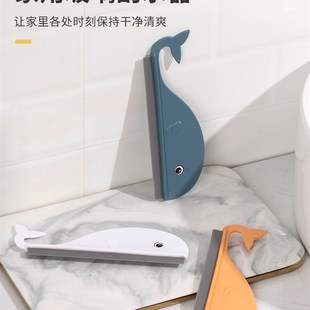 浴室台面刮水板迷你刮水器擦玻璃神器硅胶清洁工具洗手台刮水工具