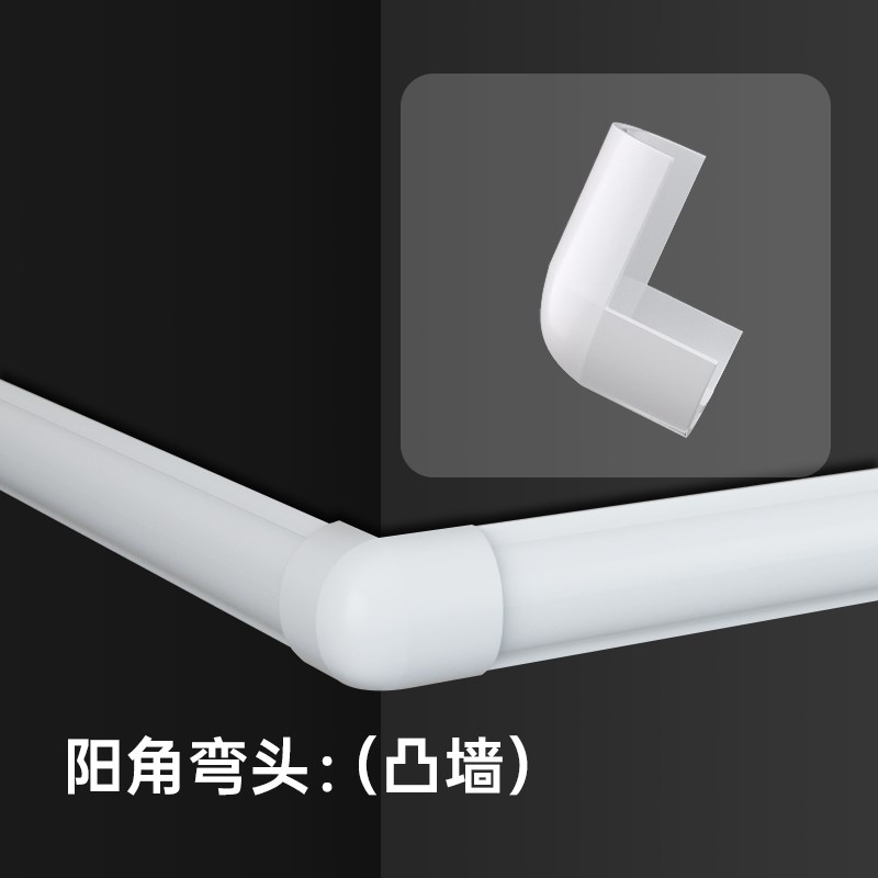 地面线槽防踩pvc网线走线神器明装隐形电线固定器弧形遮挡条自粘