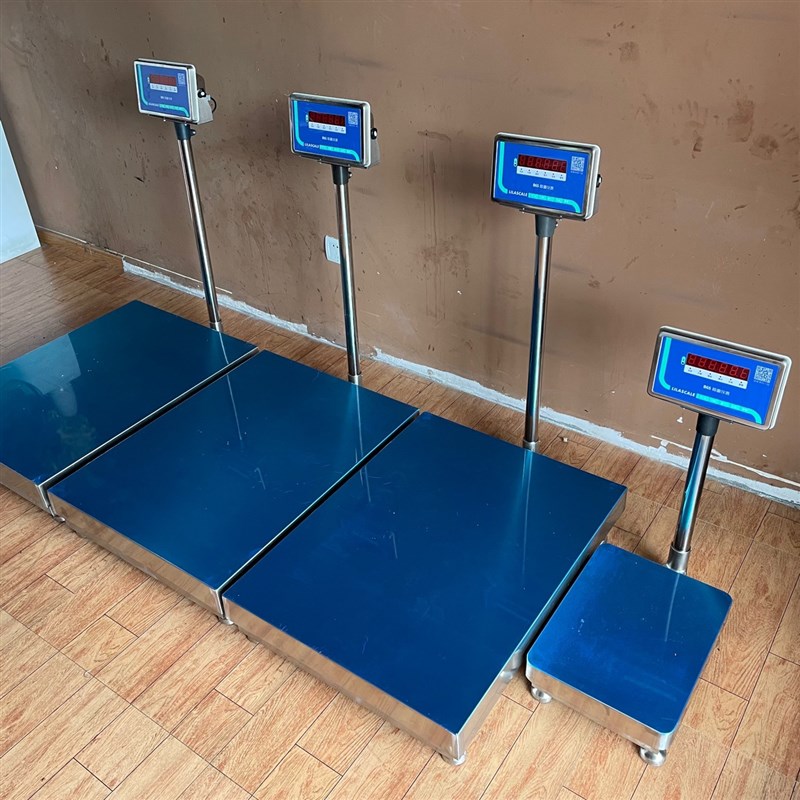 不锈钢防水电子秤 tcs200/100kg台秤 60x80cm家用 计重秤