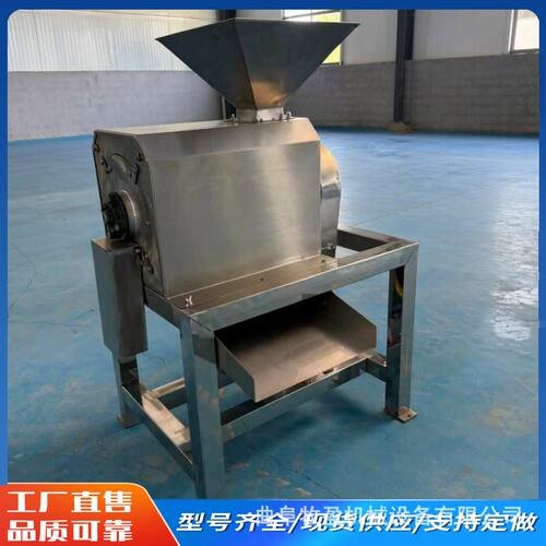 杨梅水果去核打浆机工业榴莲渣浆分离设备葡萄枸杞蓝莓去皮打汁机