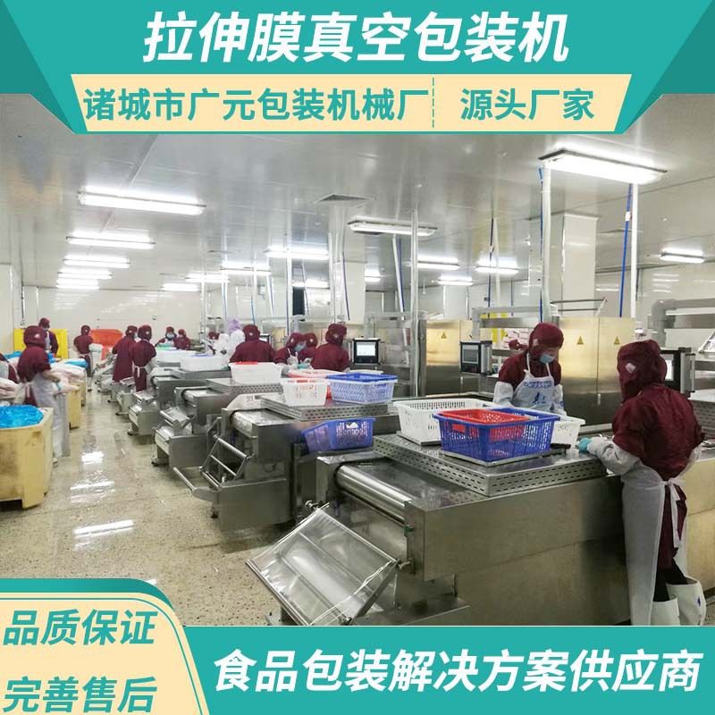 小车牛肉真空封口机 水晶肴肉垛子肉拉伸膜真空包装机 连续真空机
