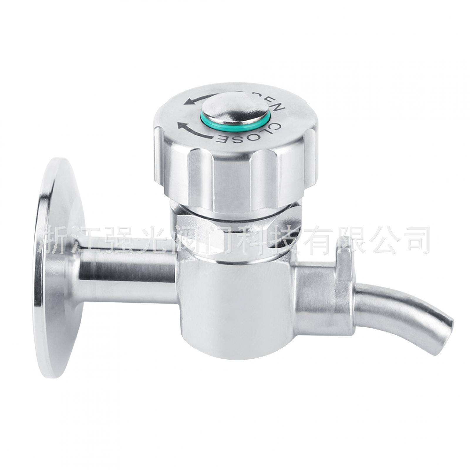 精酿啤酒发酵罐卫生级取样阀，啤酒取样阀，旋螺式，快装，消泡器