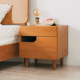 北欧实木床头柜樱桃木抽屉 收纳床边储物柜 小户型卧室家具