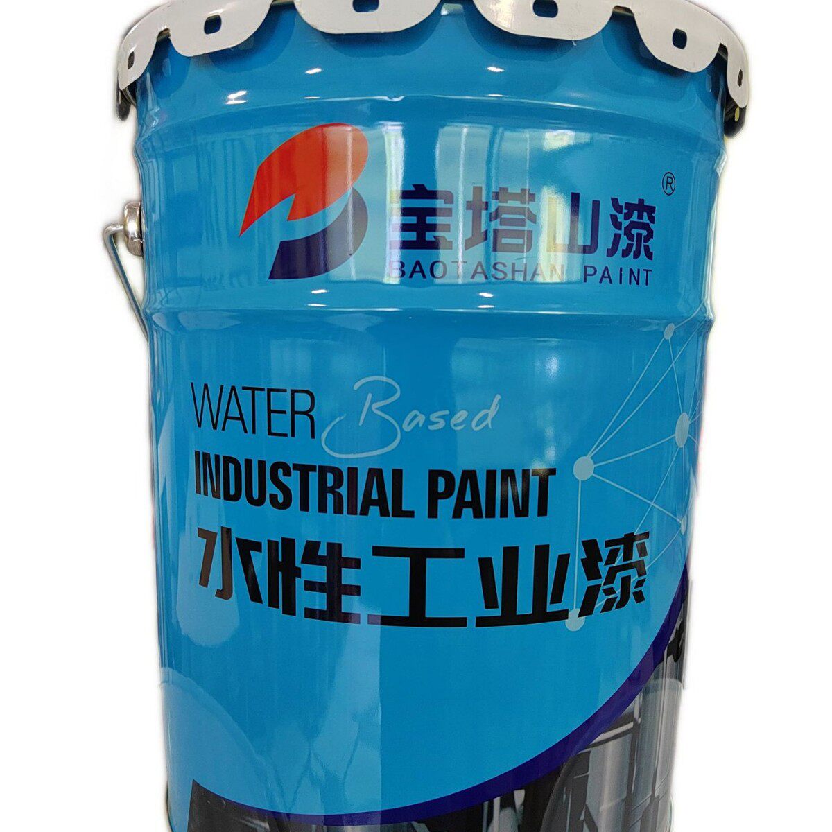 宝塔山漆 水性醇酸快干面漆 防腐防锈