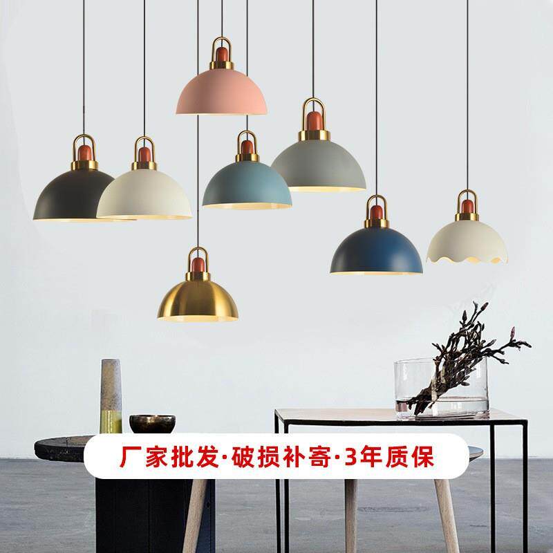 北欧民宿公寓卧室床头单头吊灯创意灯软装设计师轻奢餐厅餐桌吊灯