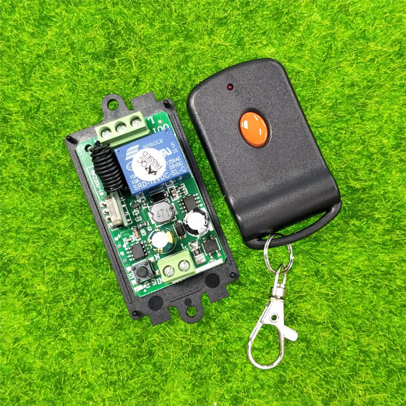 蝴蝶无线遥控宽电压交流AC110v220V一单路通断灯具电源控制器开关