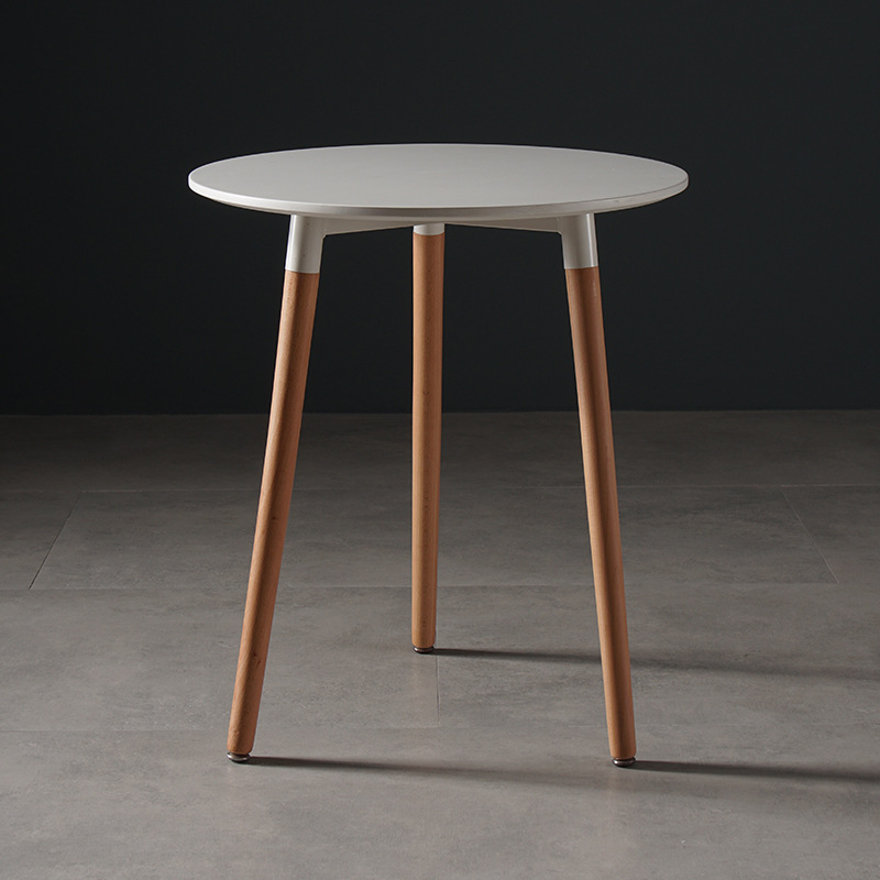 北欧餐桌实木餐桌椅组合小户型现代简约家用吃饭桌子咖啡厅小圆桌