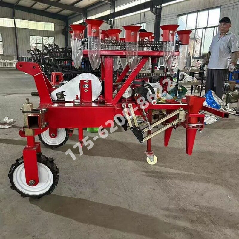 自走式辣椒 西红柿 小白菜茄子青菜栽苗机 秧苗移栽机