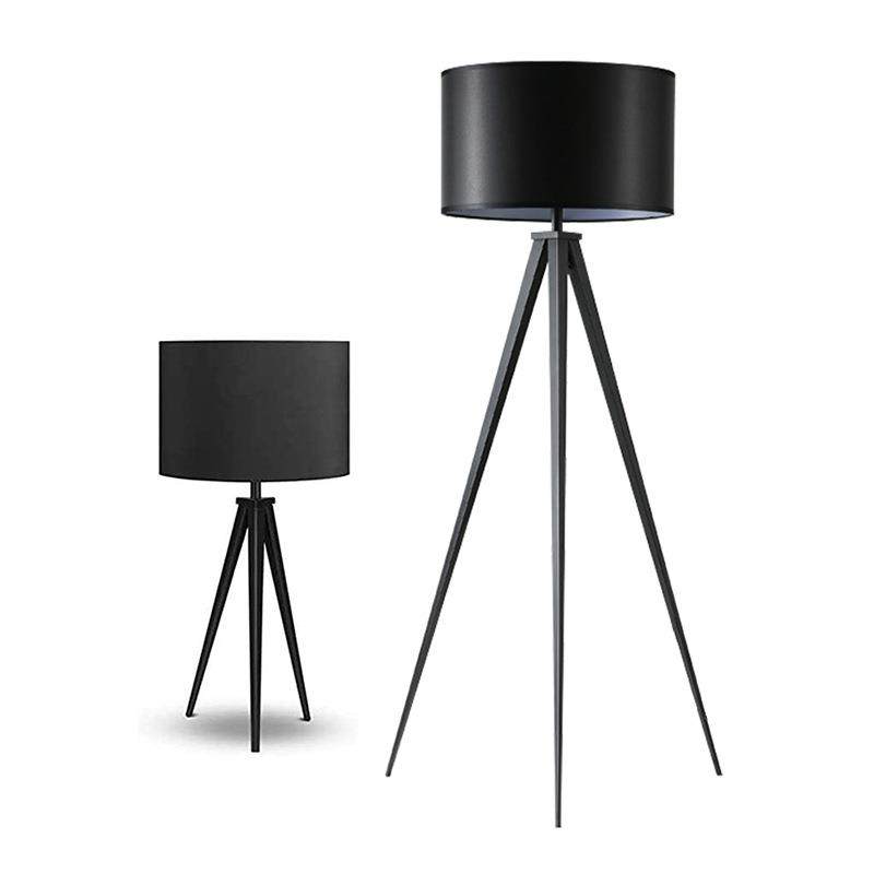 现代简约台灯北欧客厅卧室书房轻奢办公室创意三角架铁艺落地灯具,电子元器件市场,集成电路（IC）,淘宝优惠券,粉丝福利购,淘宝优惠卷