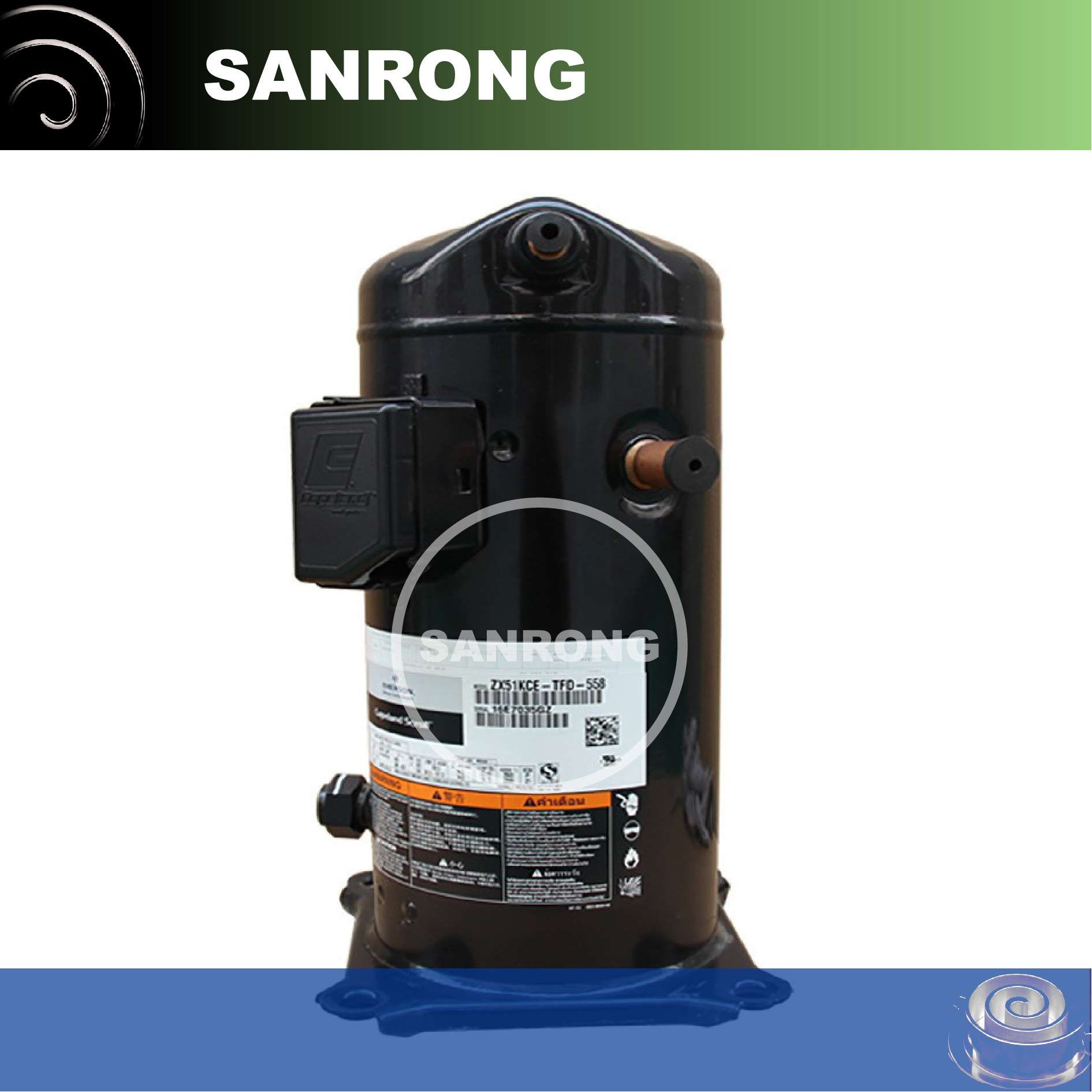 EMERSON艾默生ZX21KC-TFD-524谷轮低温压缩机