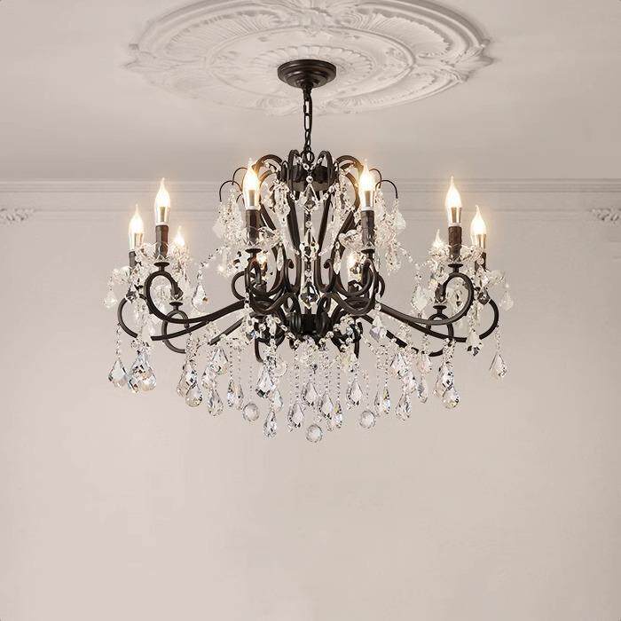 法式水晶吊灯客厅卧室餐厅书房大气奢华美式欧式公主轻奢吊灯