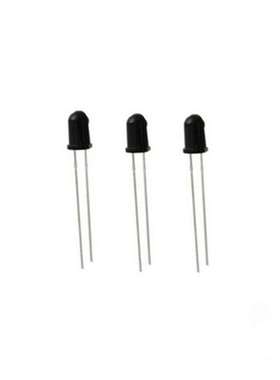 发光二极管f3黑色接收长脚3mm红外接收940发射管直插led灯珠监控