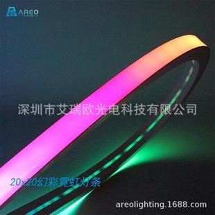 LED幻彩霓虹灯带2020正发光防水耐折无暗区户外装 饰照明智能遥控
