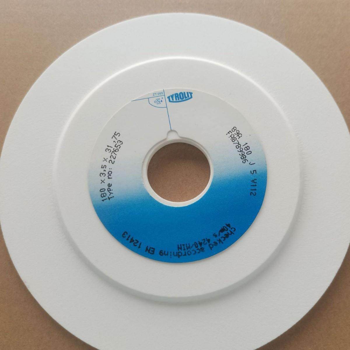 泰乐利单面凸砂轮泰诺利砂轮89A180J 180*3.5/3.2*31.75,180J