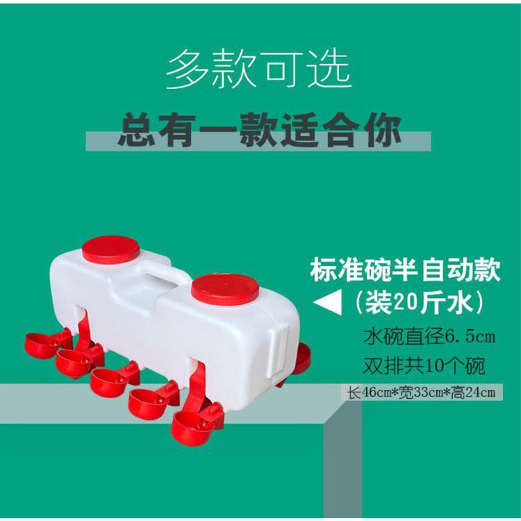 亚马逊鸡自动饮水槽鸡鸭鹅用饮水器散养鸡用自动喂水壶鸡水桶水碗