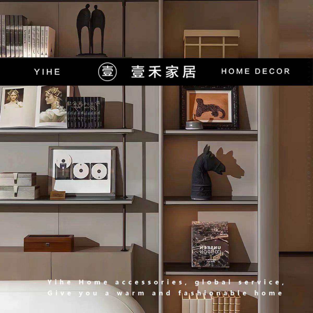 软装简约陈列柜装饰艺术品搭配样板间办公区摆件组合现代书架书房,电子元器件市场,集成电路（IC）,淘宝优惠券,粉丝福利购,淘宝优惠卷