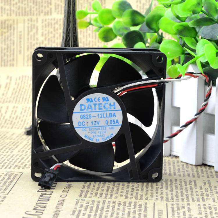 原装DATECH 0825-12LLBA 12V 0.05A 8CM 8025 DELL 戴尔机箱风扇