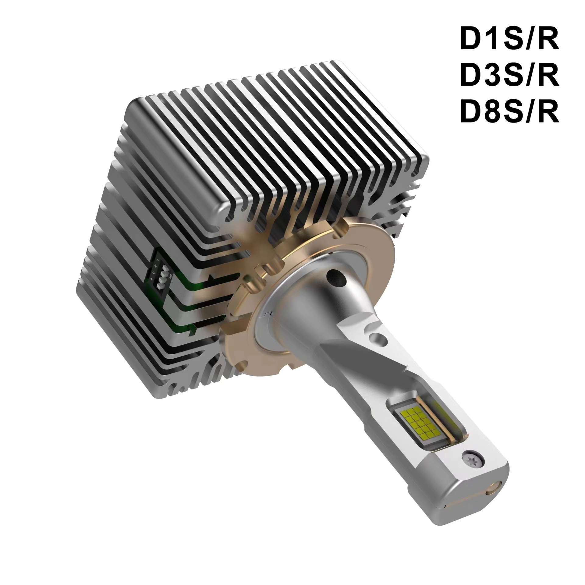 2023新款A12汽车大灯D系列直插替换原车HID灯泡 无损安装 D1S D3S