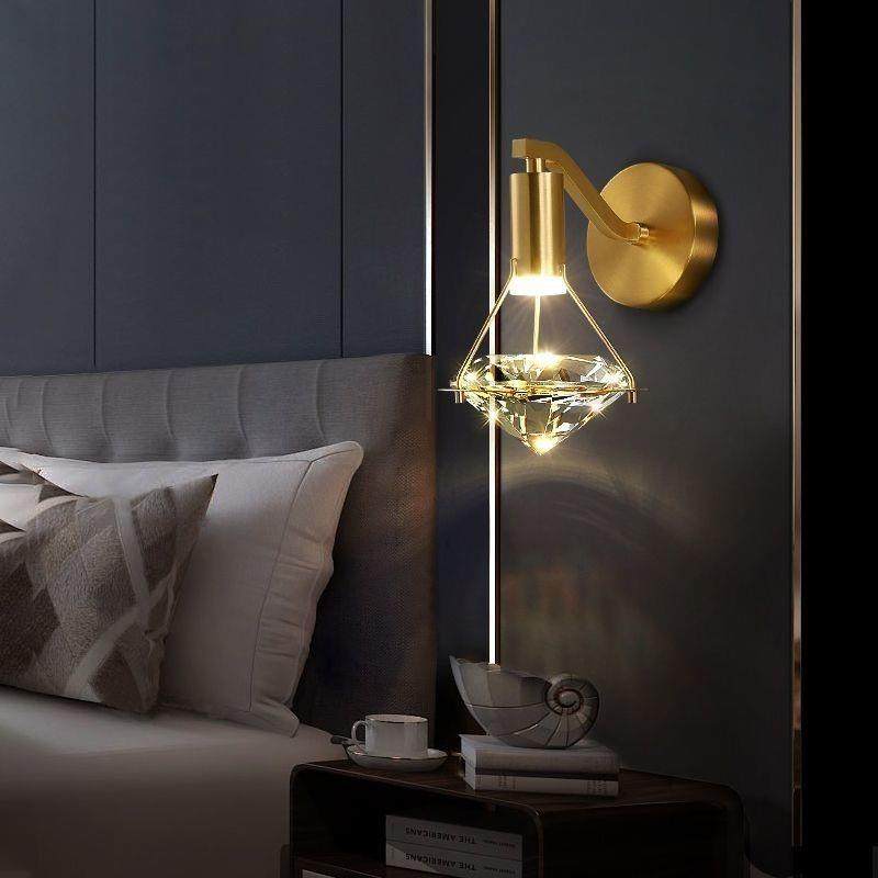 网红钻石水晶吊灯现代简约客厅餐厅吊线灯玄关卧室壁灯床头小吊灯,电子元器件市场,集成电路（IC）,淘宝优惠券,粉丝福利购,淘宝优惠卷